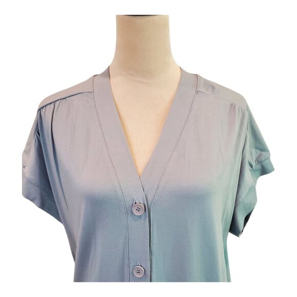 NWT MASAI COPENHAGEN SZ XL Odera Shift Dress Ashley Blue - Picture 6 of 15